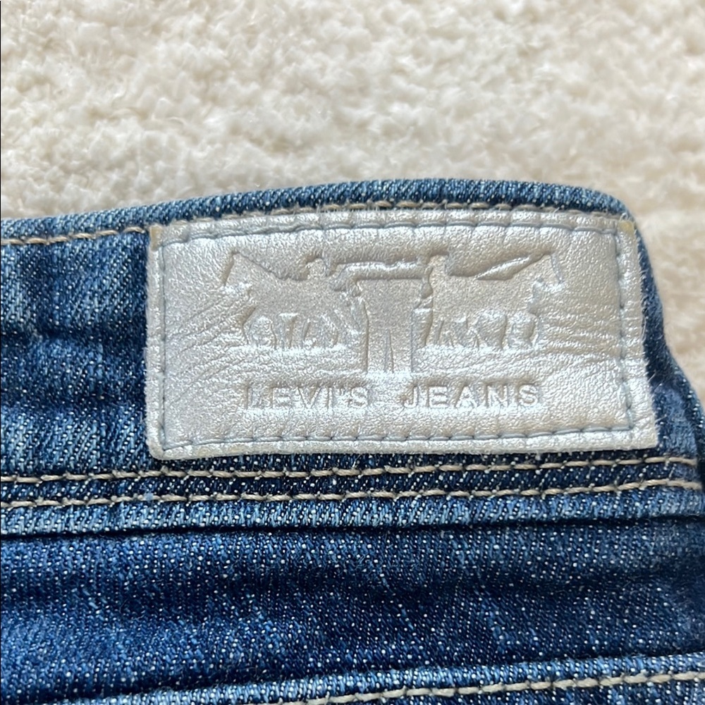 Levi's Dark Blue Rhinestone Women's Jeans - Picture 8 of 8